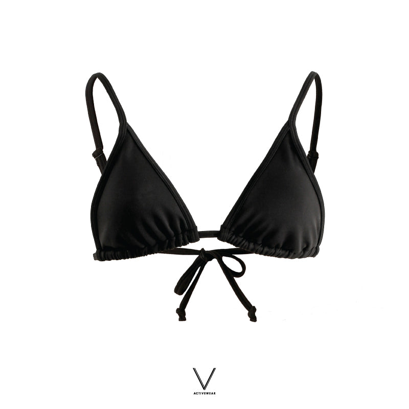 SS2024 BLACK BIKINI BRA UV UPF 50+