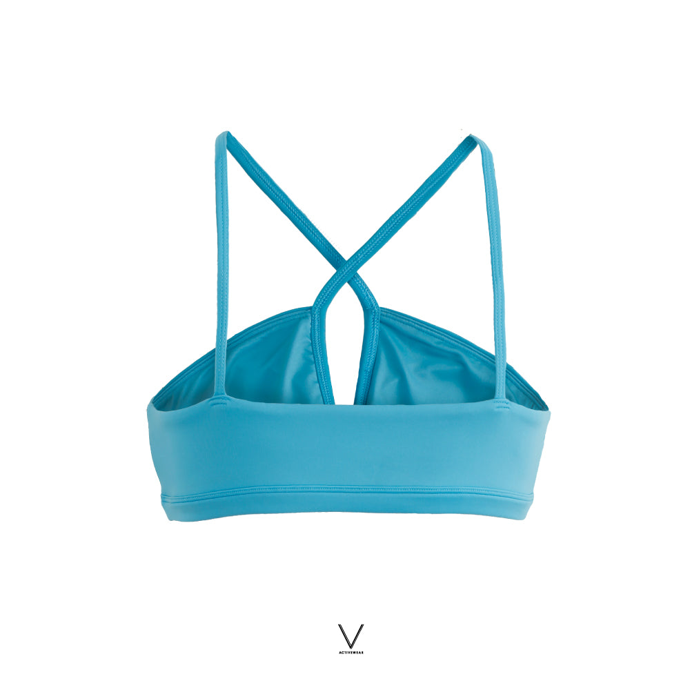 SS2025 OCEAN BLUE SINGLET BRA UV UPF 50+