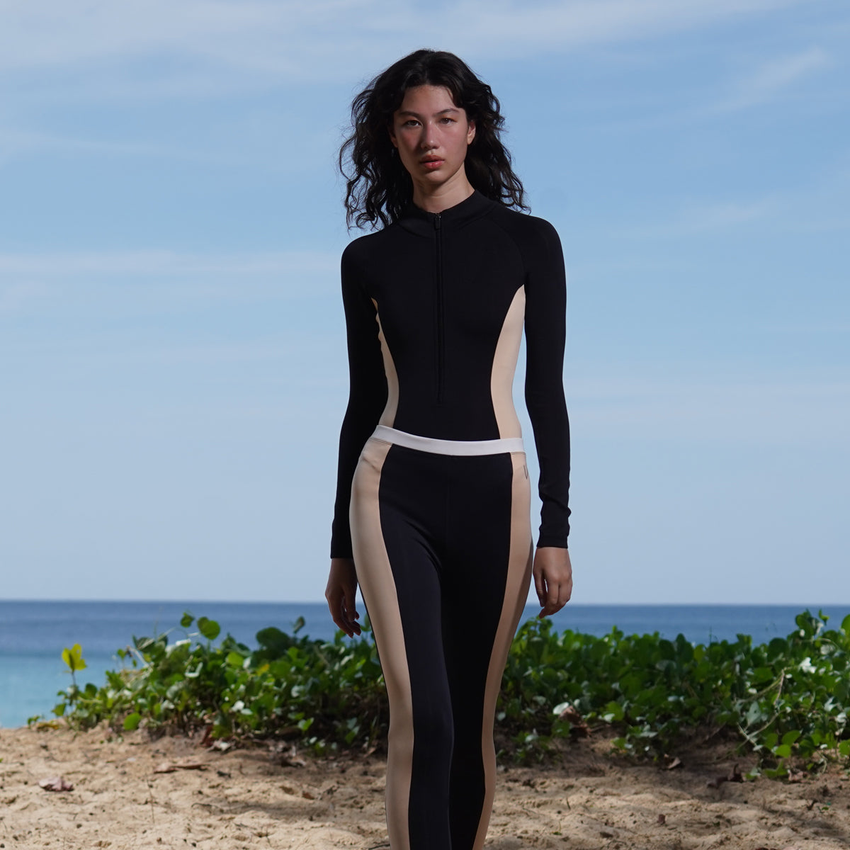 SS2024 BLACK & NUDE UV PANT UV UPF 50+