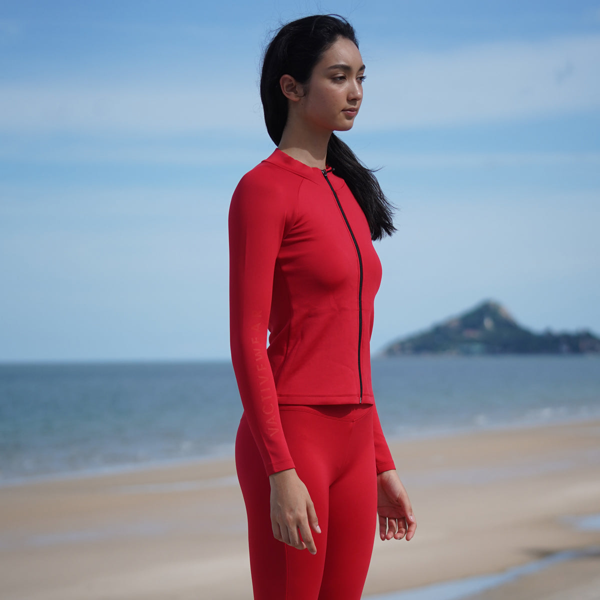 SS2024 RED UV PANT UV UPF 50+