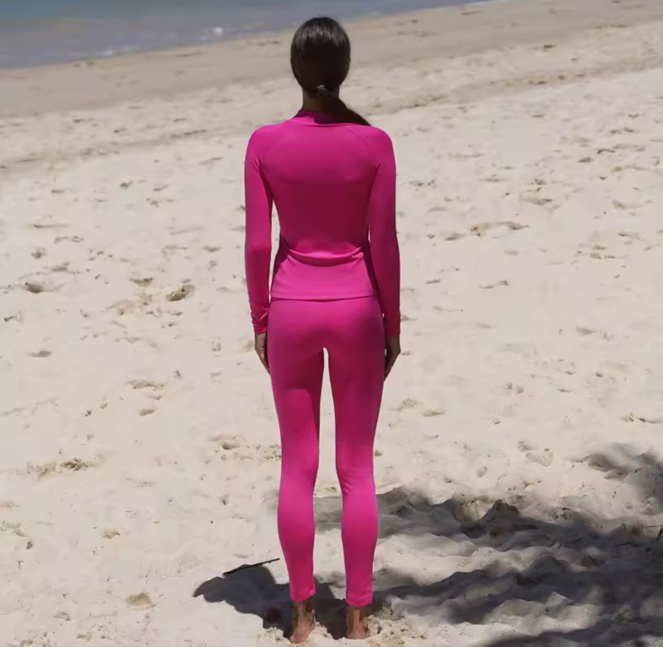 SS2024 BASIC BODYSUIT PINK UV UPF 50+