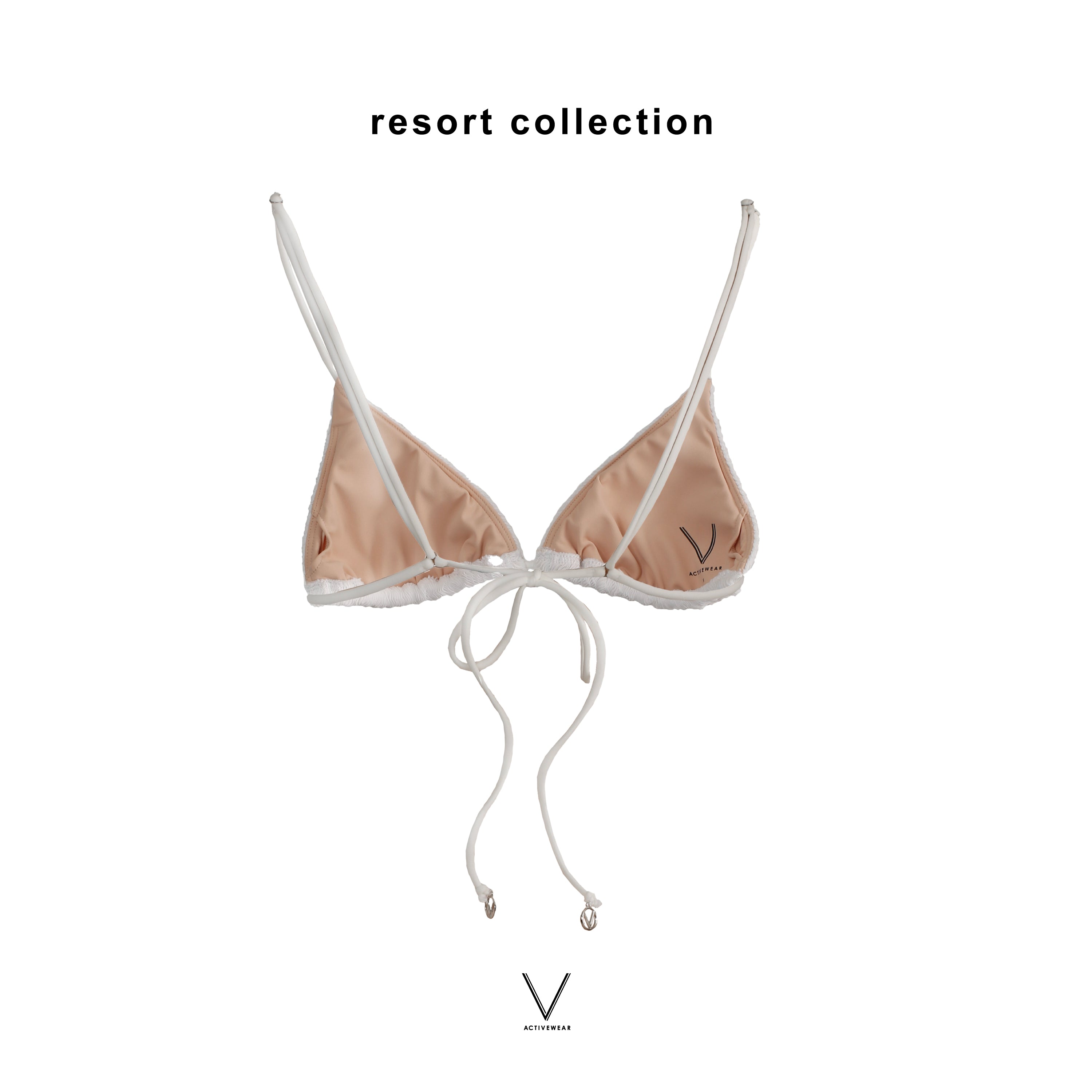 LOUNGE WEAR WHITE SMOCK SWIMMING BIKINI BRA