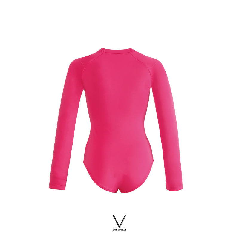 SS2024 BASIC BODYSUIT PINK UV UPF 50+