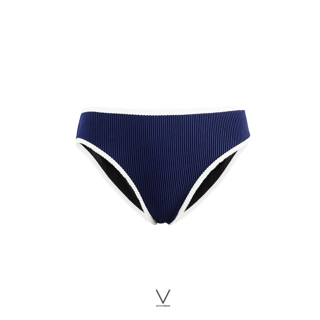 RESORT COLLECTION NAVY TRIM WHITE BRIEF
