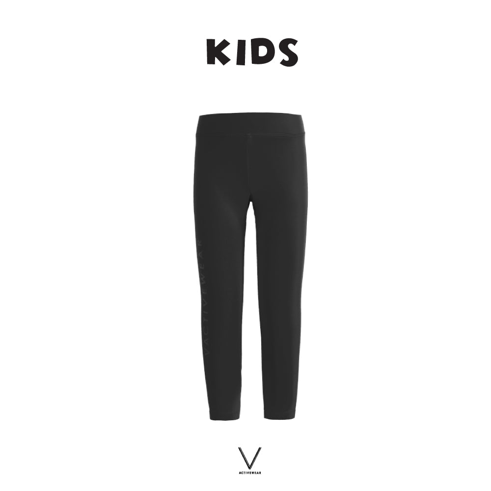 KIDS COLLECTION BLACK RASH GUARD PANT UV UPF 50+