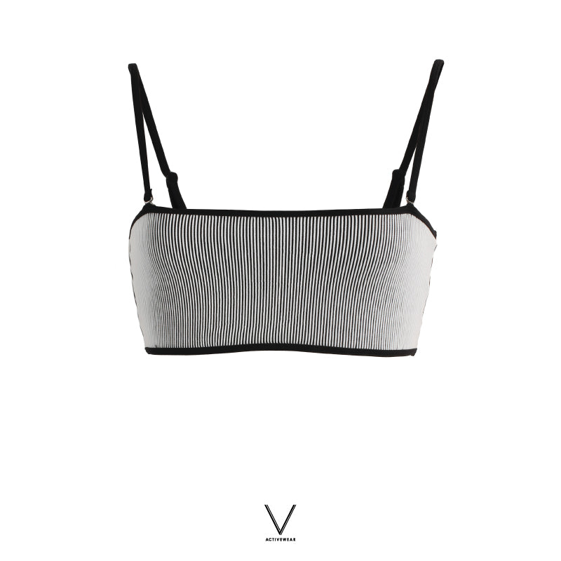 RESORT COLLECTION 2024 B&W RIB BRA