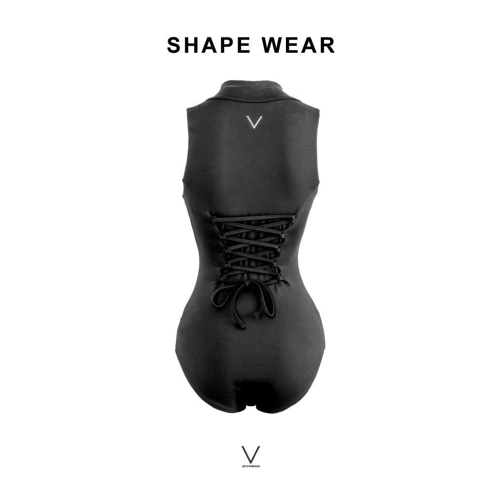 SHAPEWEAR  FRONT ZIP SWIMMING SUIT UPF 50+