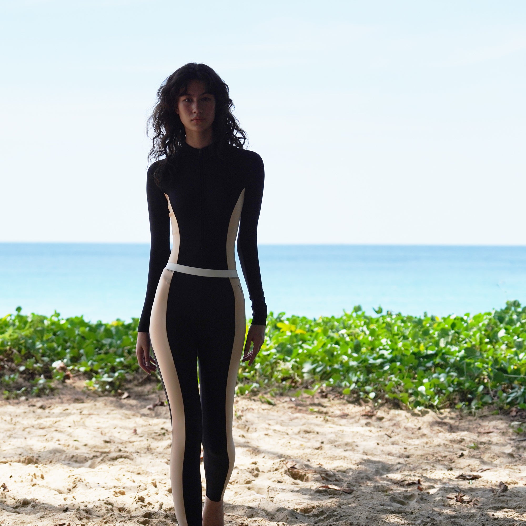 SS2024 BLACK & NUDE UV PANT UV UPF 50+