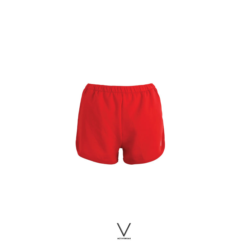 SS2024 RED UV SHORT  UV UPF 50+