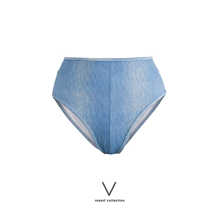 RESORT COLLECTION 2024 BLUE JEANS HIGH WAIST BRIEFS