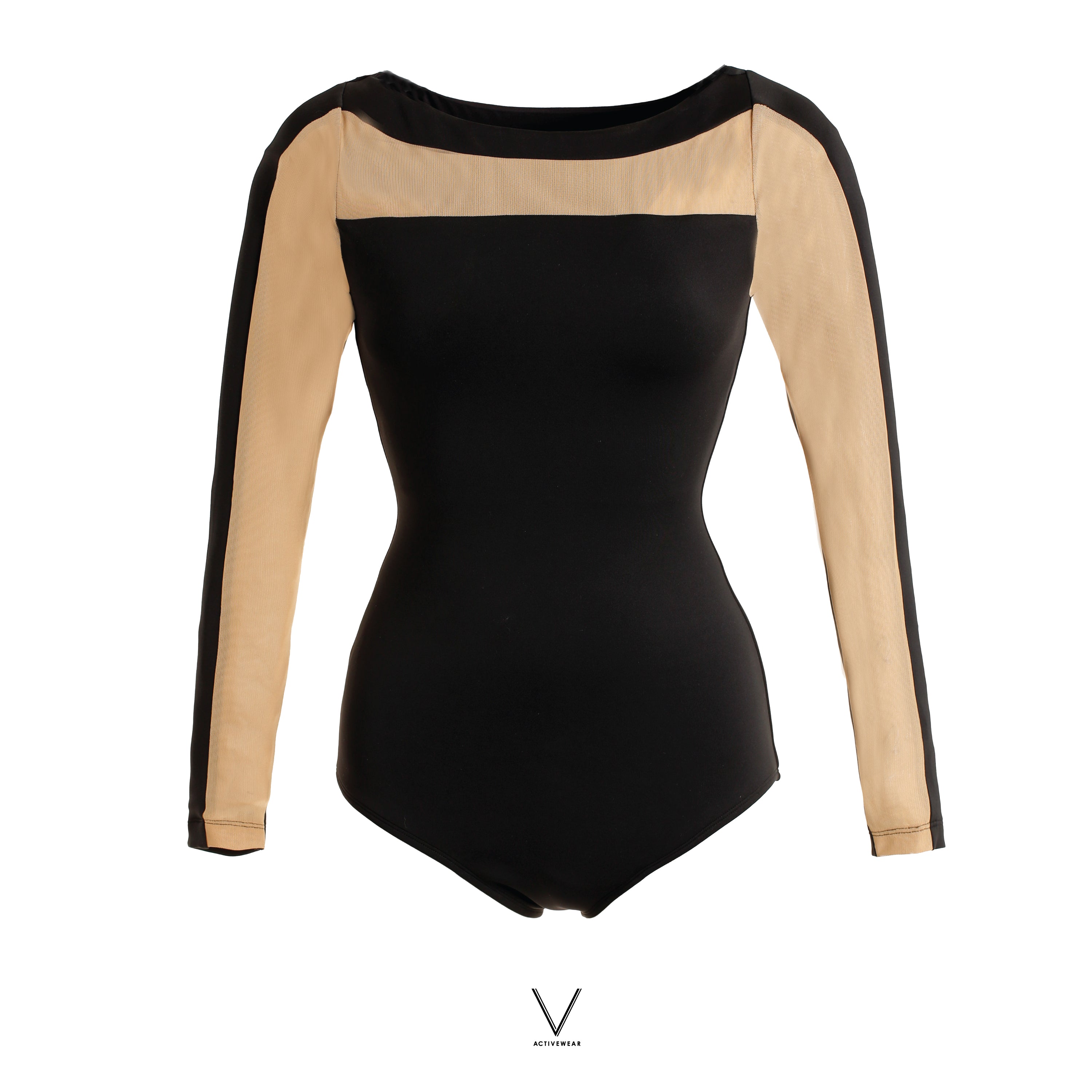 NET STRIPE UV BODYSUIT UPF 50+