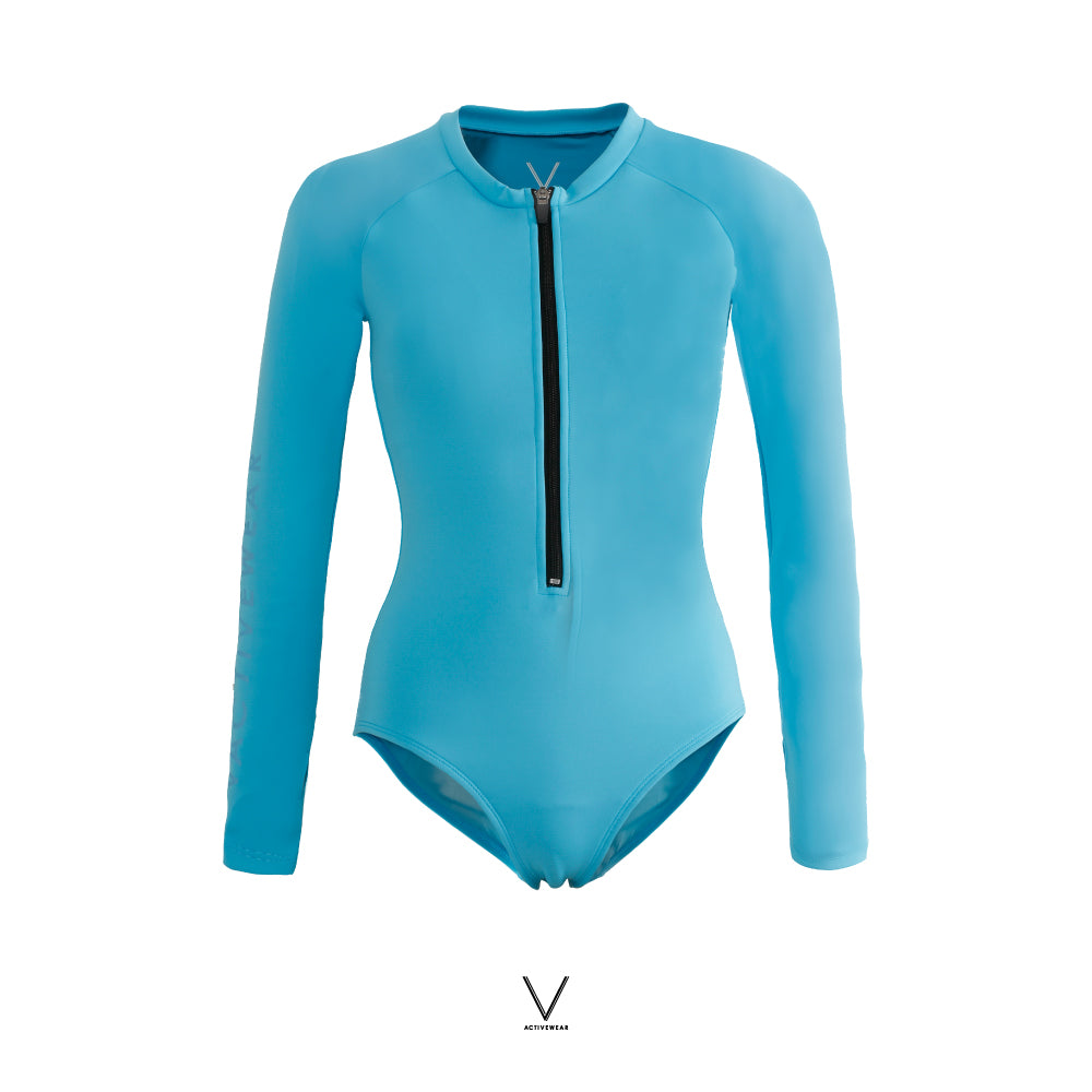 SS2025 OCEAN BLUE UV BODYSUIT UV UPF 50+