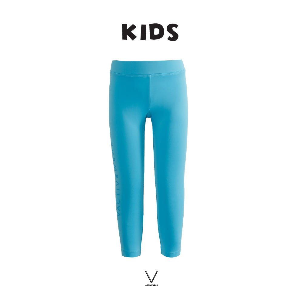 KIDS COLLECTION  OCEAN BLUE RASH GUARD PANT UV UPF 50+