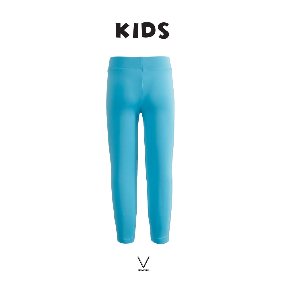 KIDS COLLECTION  OCEAN BLUE RASH GUARD PANT UV UPF 50+