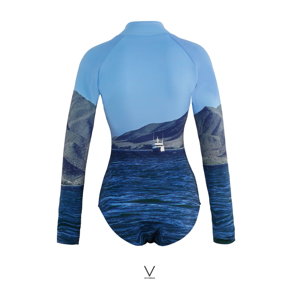 SS2025 BAJA CALIFORNIA COLLECTION CRUISE UV BODYSUIT  UV UPF 50+