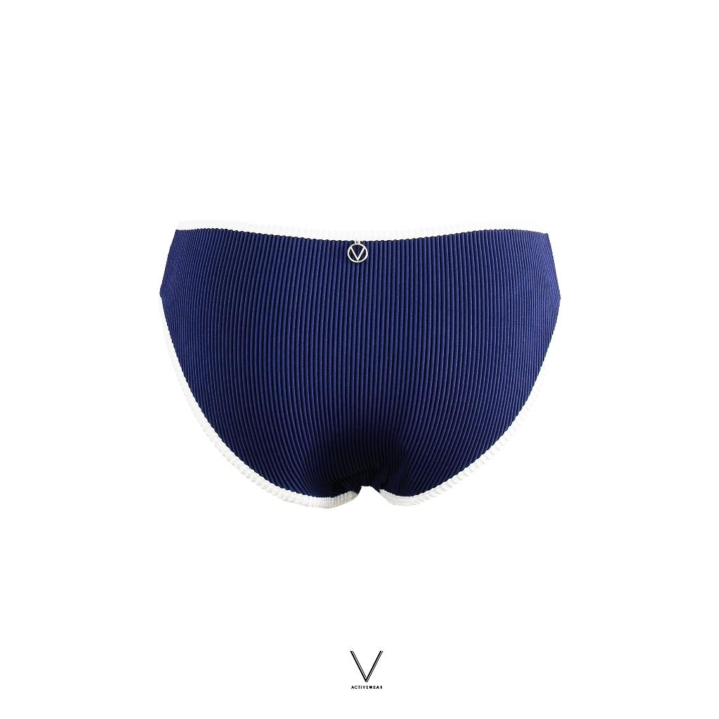 RESORT COLLECTION NAVY TRIM WHITE BRIEF