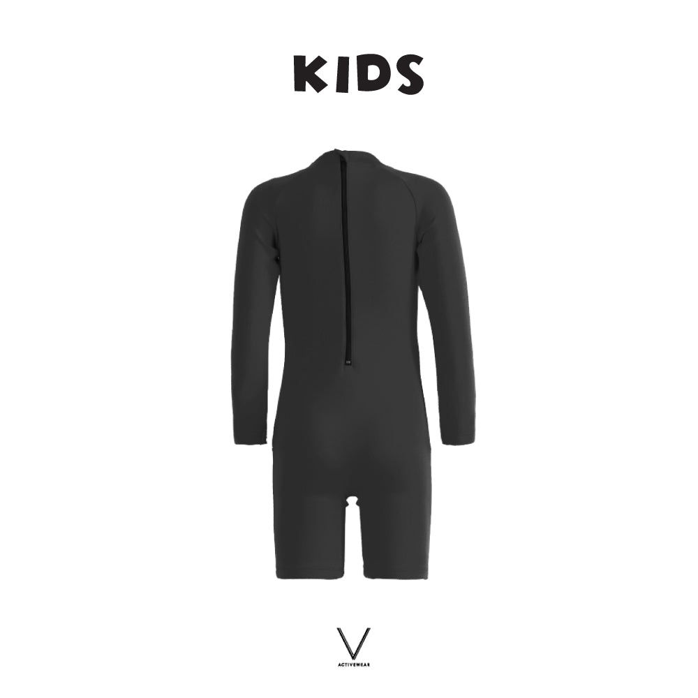 KIDS COLLECTION  BLACK JUMPSUIT UV UPF 50+