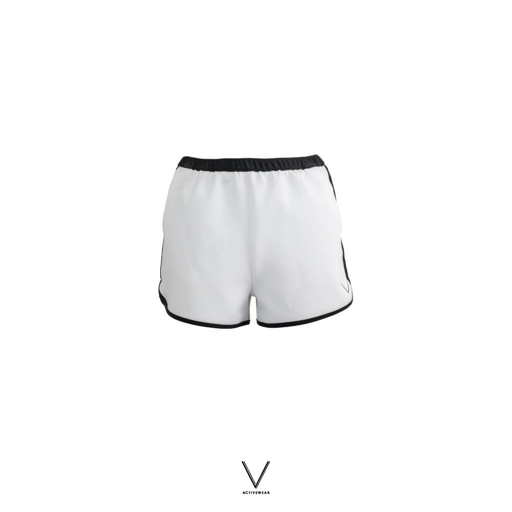 SS2024 WHITE TRIM BLACK SHORT  UV UPF 50+