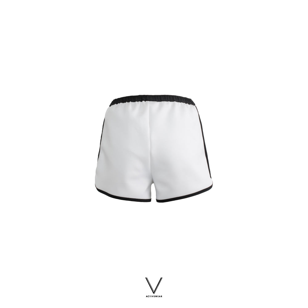 SS2024 WHITE TRIM BLACK SHORT  UV UPF 50+